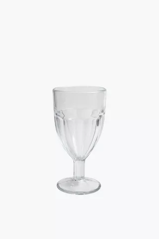 Ribbed Water Glass