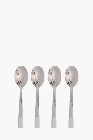 4 Pack Urban Stainless Steel Teaspoons