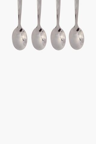4 Pack Urban Stainless Steel Teaspoons