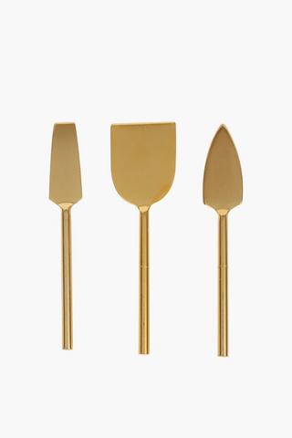 3 Piece Cheese Knife Set