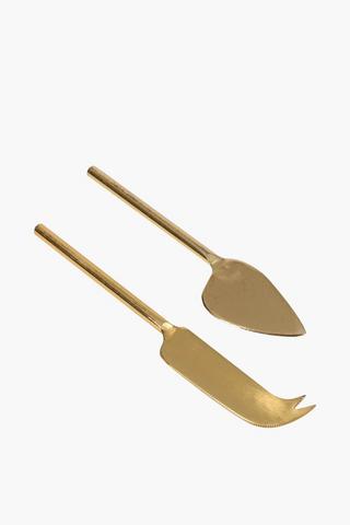 2 Piece Cheese Knife Set