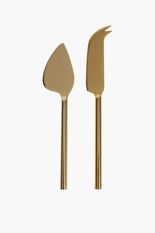 2 Piece Cheese Knife Set