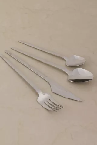 12 Piece Sleek Cutlery Set