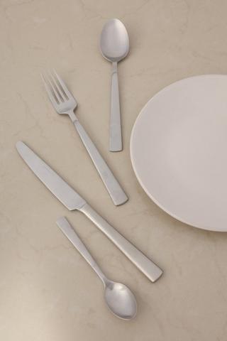 16 Piece Stainless Steel Satin Cutlery Set