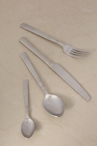 16 Piece Stainless Steel Satin Cutlery Set
