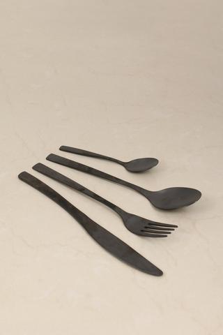 16 Piece Brushed Cutlery Set