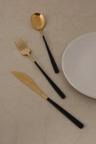 18 Piece Metallic Cutlery Set