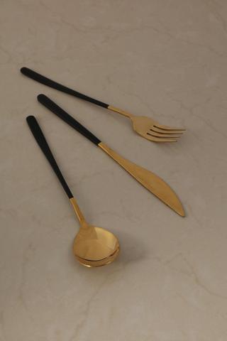 18 Piece Metallic Cutlery Set