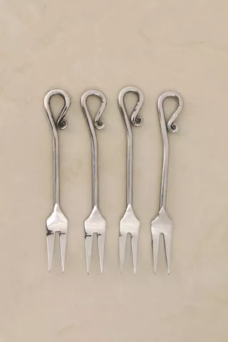 4 Pack Coil Handle Forks