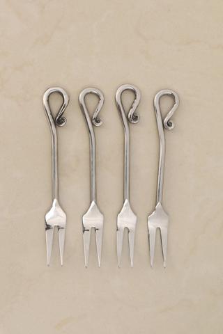 4 Pack Coil Handle Forks