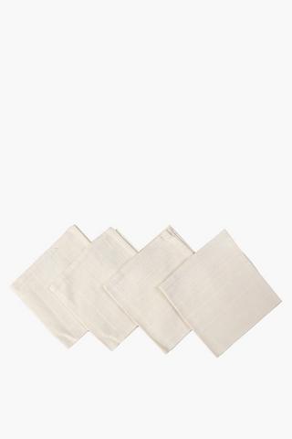 Yarndye Cotton Tablecloth And Napkin Set