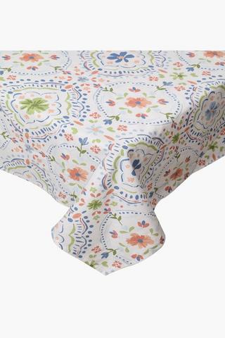 Floral Bernadine Cotton Tablecloth 135x230cm