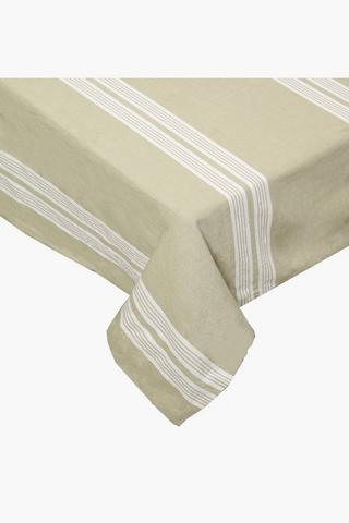French Stripe Cotton Tablecloth 135x230cm