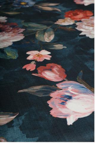Floral Cotton Tablecloth, 180x270cm