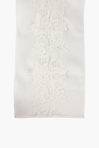 Linen Lace Table Runner