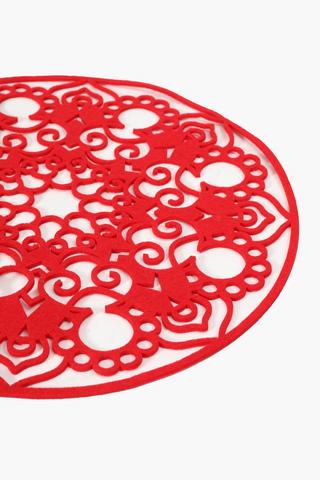 Damask Felt Placemat