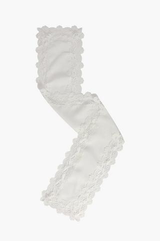 Linen Lace Table Runner