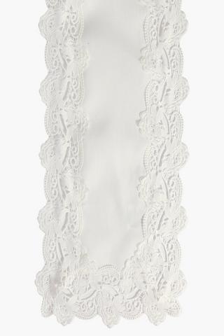 Linen Lace Table Runner