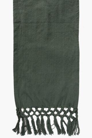 Macrame Tassel Table Runner