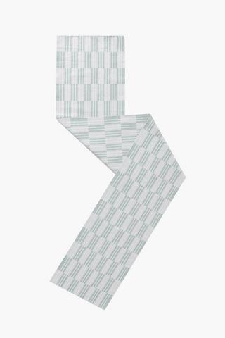 Panel Stripe Woven Table Runner