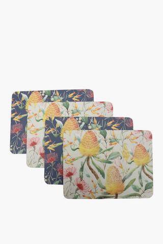 4 Pack Bangsia Cork Placemats