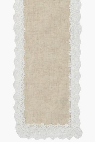 Linen Lace Table Runner