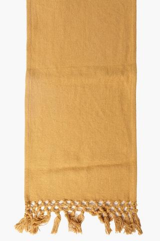 Macrame Tassel Table Runner