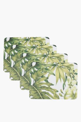 4 Pack Tropical Cork Placemats