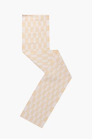 Panel Stripe Woven Table Runner