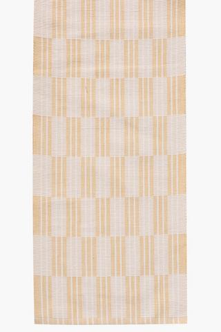 Panel Stripe Woven Table Runner