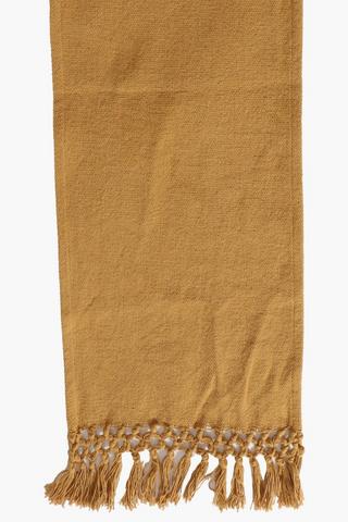 Macrame Tassel Table Runner