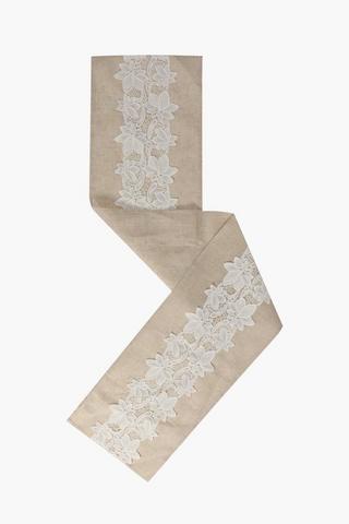 Linen Lace Table Runner