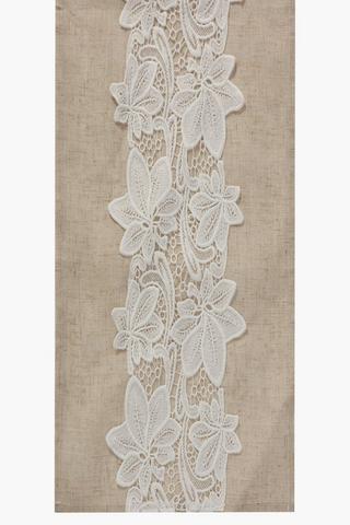 Linen Lace Table Runner