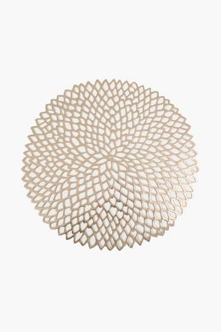 St Ives Metallic Round Placemat