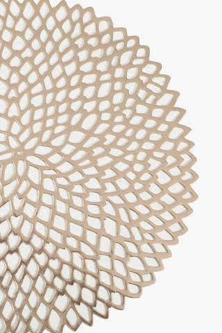 St Ives Metallic Round Placemat