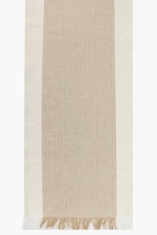 Stripe Tassel Table Runner