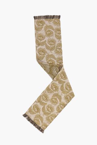 Protea Contrast Cotton Table Runner