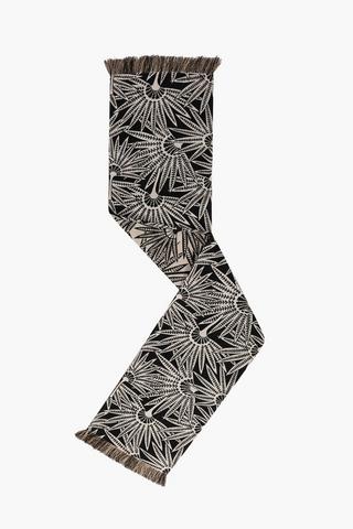 Palm Fern Cotton Table Runner