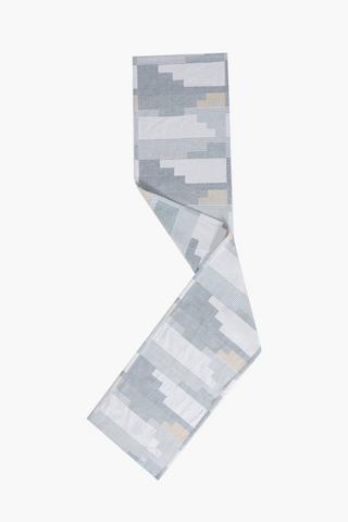 Panel Striped Woven Table Runner