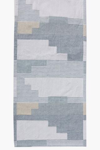 Panel Striped Woven Table Runner