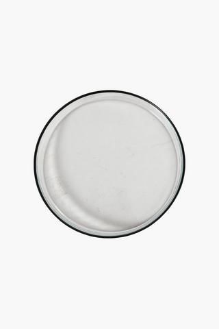 Urban Rim Glass Plate, Medium