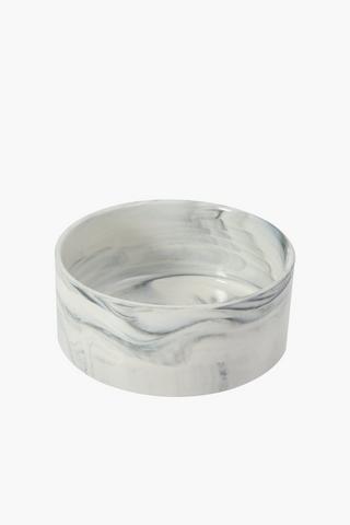 Porcelain Marble Swirl Bowl Large