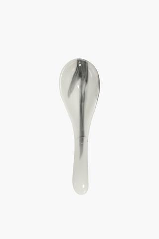Porcelain Marble Swirl Serving Spoon