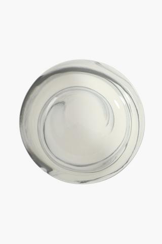 Porcelain Marble Swirl Salad Bowl