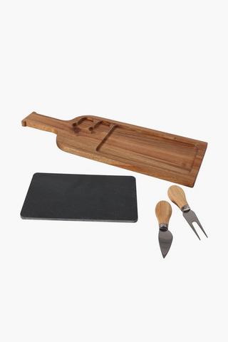 Wood And Slate Cheese Board