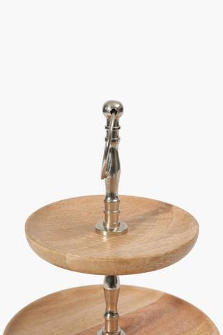 3 Tier Wood Cake Stand