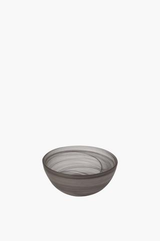 Swirl Glass Dipping Bowl