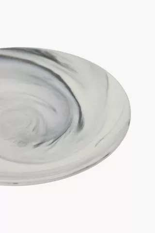 Marble Swirl Porcelain Dinner Plate