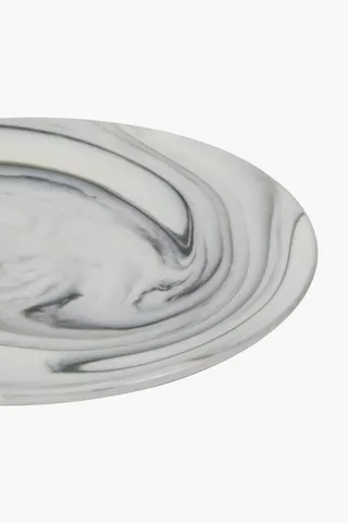 Marble Swirl Porcelain Side Plate