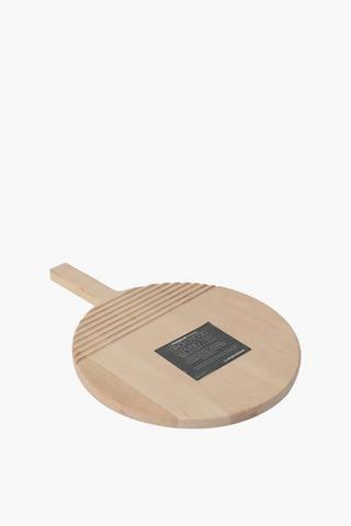 Birch Wood Ridged Serving Board